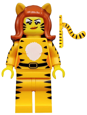 LEGO Tiger Woman Series 14 (Minifigure Only without Stand and Accessories) (col219) Collectible Minifigures Minifigure