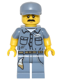 LEGO Janitor Series 15 (Minifigure Only without Stand and Accessories) (col236) Collectible Minifigures Minifigure