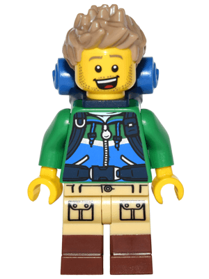 LEGO Hiker Series 16 (Minifigure Only without Stand and Accessories) (col249) Collectible Minifigures Minifigure