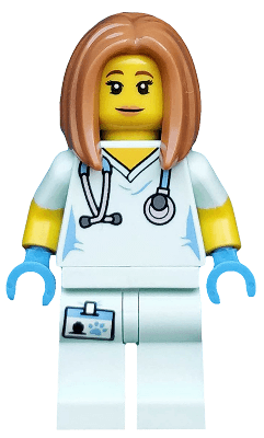 LEGO Veterinarian Series 17 (Minifigure Only without Stand and Accessories) (col290) Collectible Minifigures Minifigure
