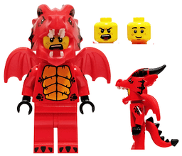 LEGO Dragon Suit Guy Series 18 (Minifigure Only without Stand and Accessories) (col318) minifigure