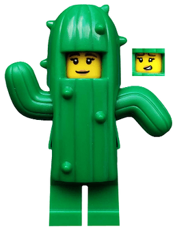 LEGO Cactus Girl Series 18 (Minifigure Only without Stand and Accessories) (col322) minifigure