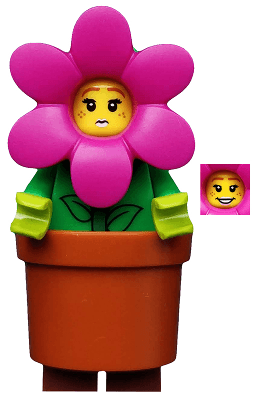 LEGO Flowerpot Girl Series 18 (Minifigure Only without Stand and Accessories) (col325) Collectible Minifigures Minifigure