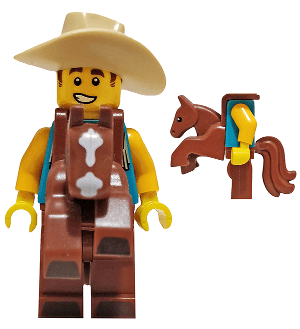 LEGO Cowboy Costume Guy Series 18 (Minifigure Only without Stand and Accessories) (col326) Collectible Minifigures Minifigure