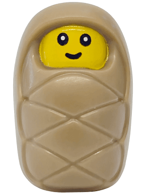 Baby / Infant - with Stud Holder on Back with Smiling Face and Small Eyes Pattern (6131197)