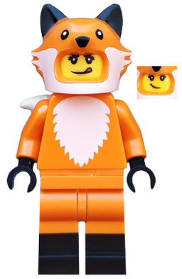 LEGO Fox Costume Girl Series 19 (Minifigure Only without Stand and Accessories) (col355) minifigure