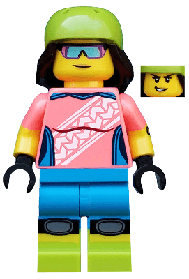 LEGO Mountain Biker Series 19 (Minifigure Only without Stand and Accessories) (col357) Collectible Minifigures Minifigure