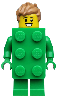 LEGO Brick Costume Guy Series 20 (Minifigure Only without Stand and Accessories) (col370) Collectible Minifigures Minifigure