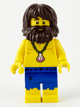 LEGO Shipwreck Survivor Series 21 (Minifigure Only without Stand and Accessories) (col376) minifigure