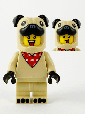 LEGO Pug Costume Guy Series 21 (Minifigure Only without Stand and Accessories) (col378) Collectible Minifigures Minifigure
