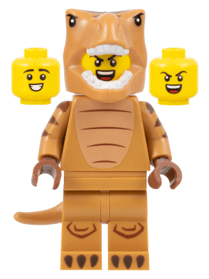 LEGO T-Rex Costume Fan Series 24 (Minifigure Only without Stand and Accessories) (col417) Collectible Minifigures Minifigure