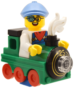 LEGO Train Kid Series 25 (Minifigure Only without Stand and Accessories) (col433) Collectible Minifigures Minifigure