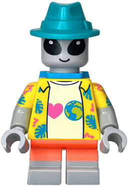 LEGO Alien Tourist Series 26 (Minifigure Only without Stand and Accessories) (col438) minifigure