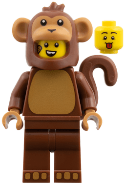 LEGO Monkey Costume Fan Series 28 (Minifigure Only without Stand and Accessories) (col464) minifigure