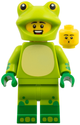 LEGO Frog Costume Fan Series 28 (Minifigure Only without Stand and Accessories) (col465) Collectible Minifigures Minifigure