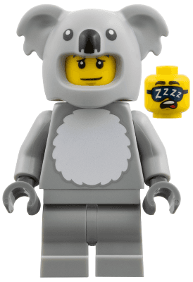 LEGO Koala Costume Fan Series 28 (Minifigure Only without Stand and Accessories) (col466) Collectible Minifigures Minifigure