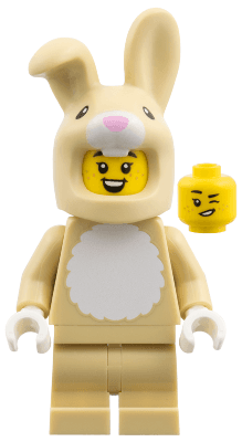 LEGO Bunny Costume Fan Series 28 (Minifigure Only without Stand and Accessories) (col470) Collectible Minifigures Minifigure