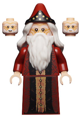 Headmaster Albus Dumbledore, Harry Potter, Series 2 (Minifigure Only without Stand and Accessories)
