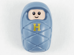 LEGO Harry Potter Baby / Infant with Stud Holder on Back with Light Nougat Smiling Face (colhp39) minifigure