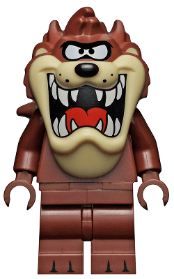 LEGO Tasmanian Devil Looney Tunes (Minifigure Only without Stand and Accessories (collt09) Collectible Minifigures Minifigure