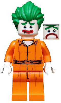 LEGO Arkham Asylum Joker The LEGO Batman Movie Series 1 (Minifigure Only witho (coltlbm08) Collectible Minifigures Minifigure