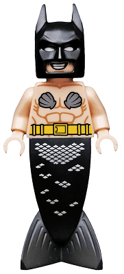 Mermaid Batman, The LEGO Batman Movie, Series 2 (Minifigure Only without Stand and Accessories)