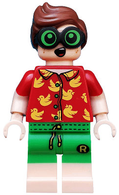 Vacation Robin, The LEGO Batman Movie, Series 2 (Minifigure Only without Stand and Accessories)
