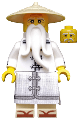 LEGO Master Wu The LEGO Ninjago Movie (Minifigure Only without Stand and Acces (coltlnm04) Collectible Minifigures Minifigure