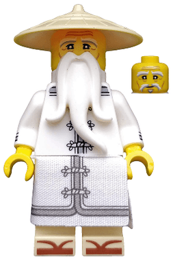 Master Wu, The LEGO Ninjago Movie (Minifigure Only without Stand and Accessories)