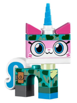 LEGO Camouflage Unikitty Unikitty! Series 1 (Character Only without Stand) (coluni08) minifigure