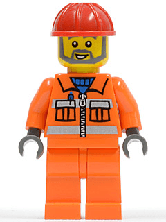 LEGO Construction Worker (con008) minifigure