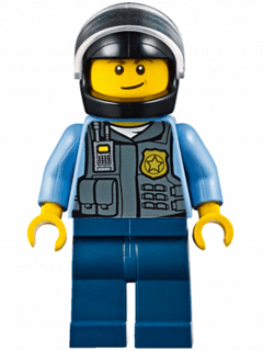 LEGO Police Officer (cop056) Town / City Minifigure