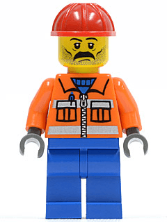 LEGO Construction Worker (cty0016) minifigure