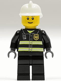 LEGO Fire (cty0023) Town / City Minifigure