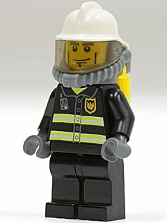 LEGO Fire (cty0024) Town / City Minifigure
