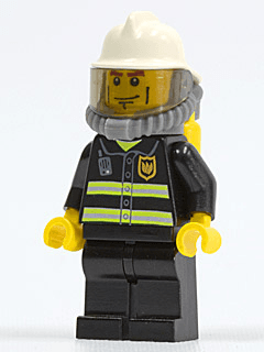 LEGO Fire (cty0030) Town / City Minifigure