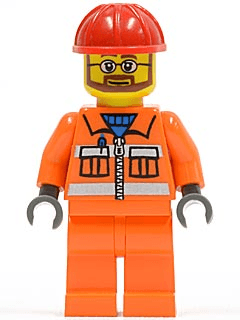 LEGO Construction Worker (cty0032) minifigure