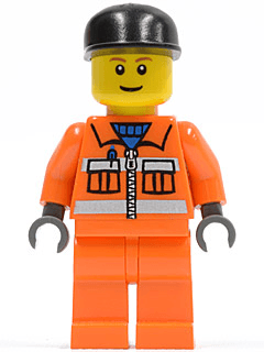 LEGO Sanitary Engineer 3 (cty0051) Town / City Minifigure