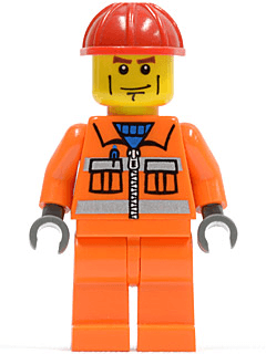 LEGO Construction Worker (cty0052) minifigure