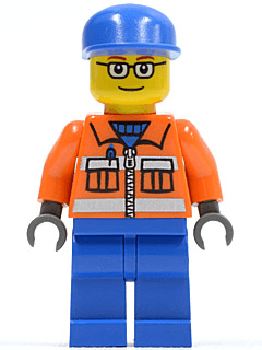 LEGO Ground Crew (cty0053) minifigure