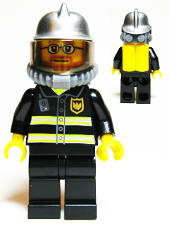 LEGO Fire (cty0057) Town / City Minifigure