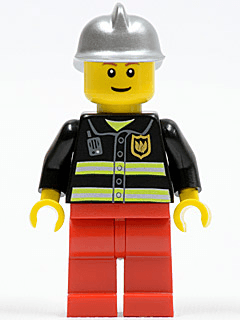 LEGO Fire (cty0115) Town / City Minifigure