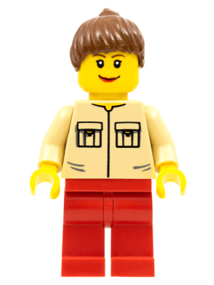 LEGO Farm Hand Female (cty0135) Town / City Minifigure