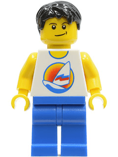 LEGO Surfboard on Ocean (cty0144) minifigure