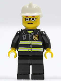 LEGO Fire (cty0164) Town / City Minifigure