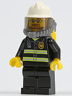 LEGO Fire (cty0165) Town / City Minifigure