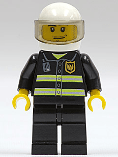 LEGO Fire (cty0166) Town / City Minifigure