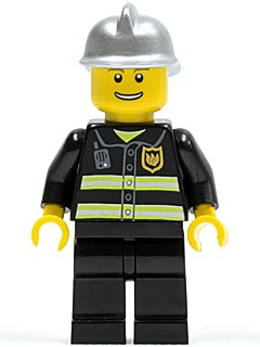 LEGO Fire (cty0173) Town / City Minifigure