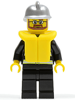 LEGO Fire (cty0251) Town / City Minifigure