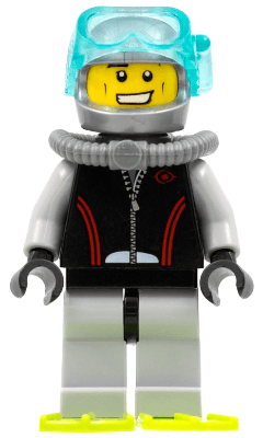 LEGO Diver (cty0257) minifigure